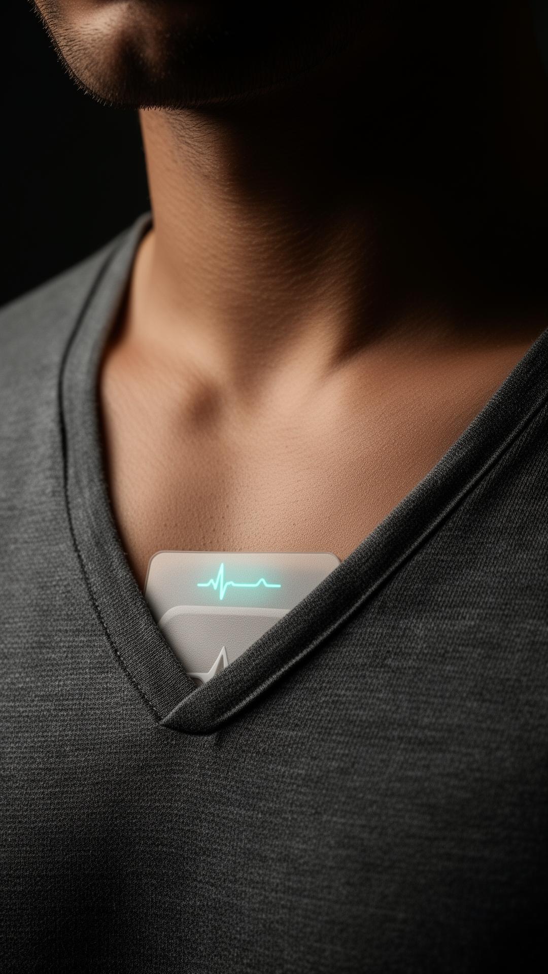 Axiom patch worn discreetly on chest